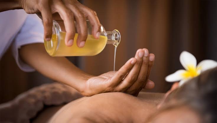 Massage therapy detail